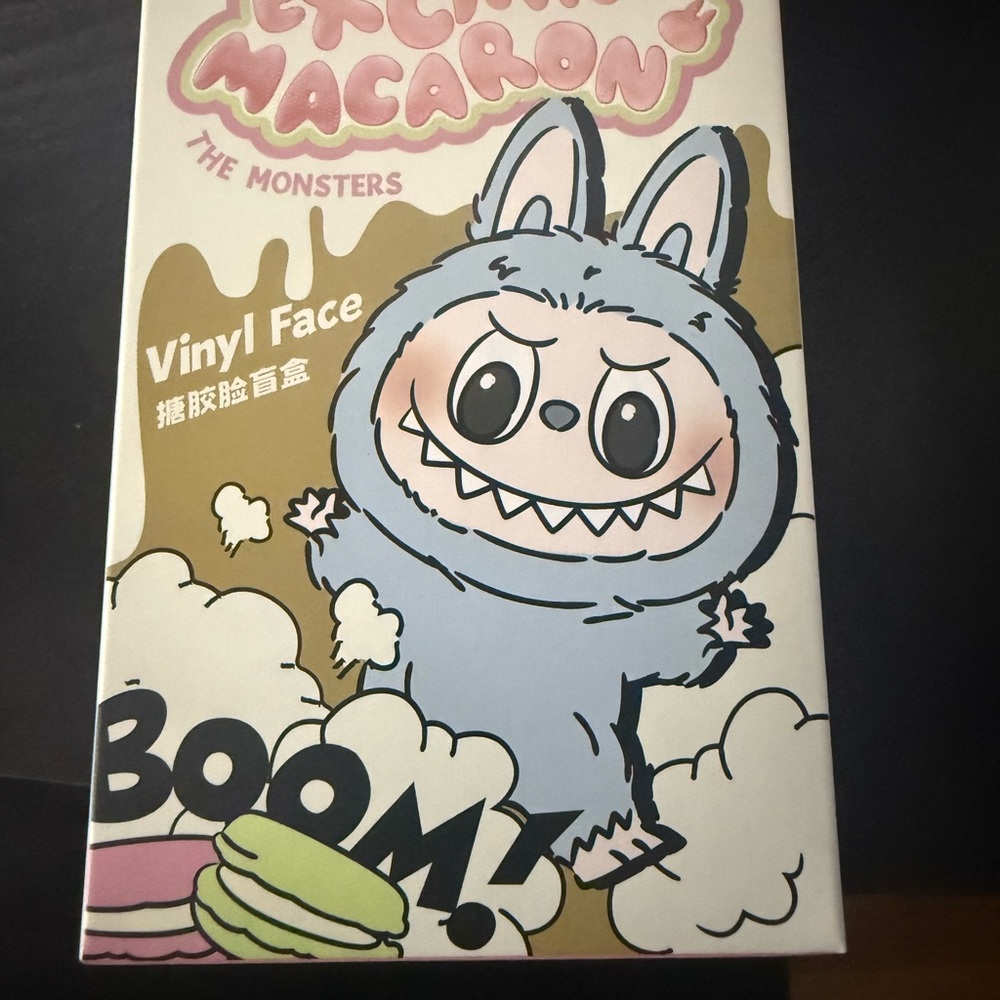 Excited Macaron Vinyl Face Monster Toy